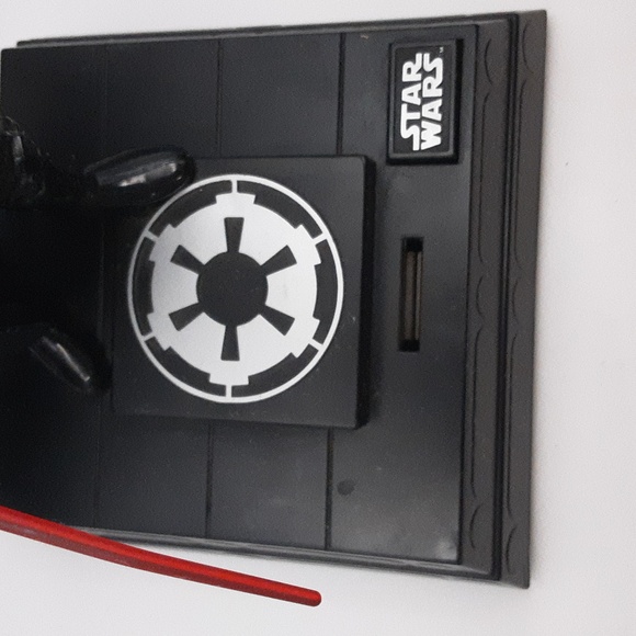 Vintage 1996 Star Wars Darth Vader Red Light Saber Piggy Bank - Picture 5 of 7